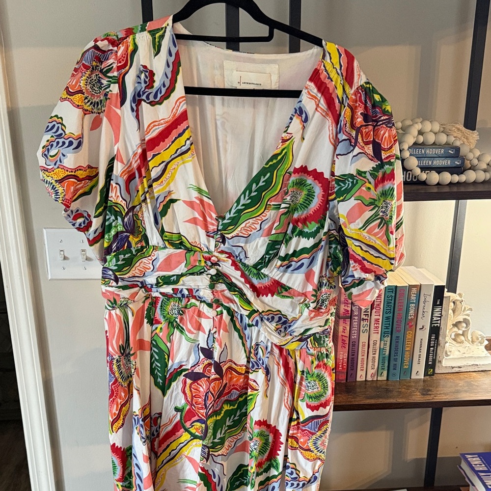 Anthropologie Multicolor Floral Maxi Dress